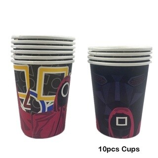 Squid Game Cups /10Pcs