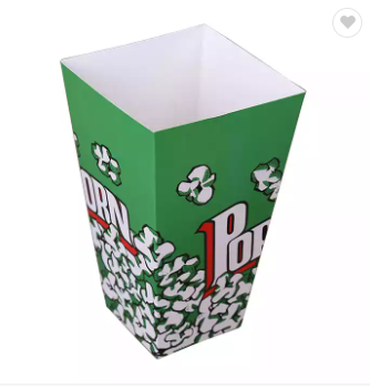 Lime Green Popcorn Treat Boxes /12Pcs