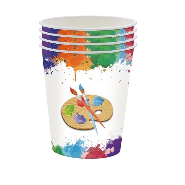 Rainbow Art Paint Cups /10Pcs