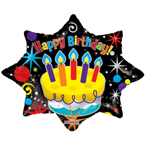 Supershape Party Explosion Foil Balloon