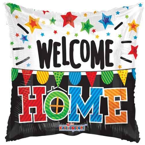 Welcome Home Pennants Foil Balloon