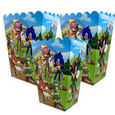 Sonic The Hedgehog Treat Boxes /10Pcs