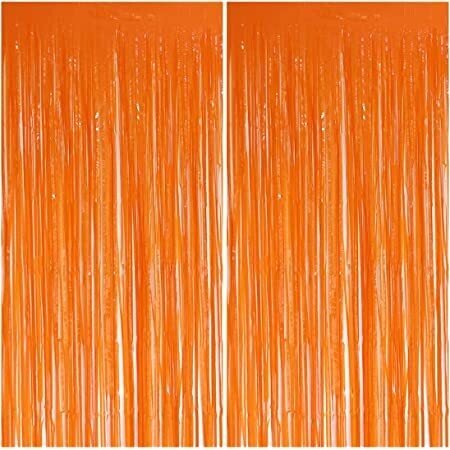 Foil Curtain Orange
