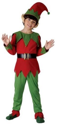 Child Elf Suit Costume