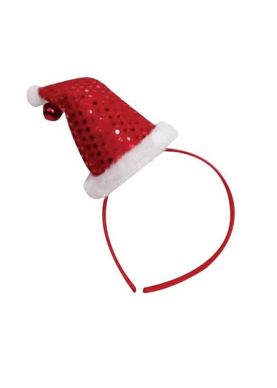 Santa Sequin Hat Headband