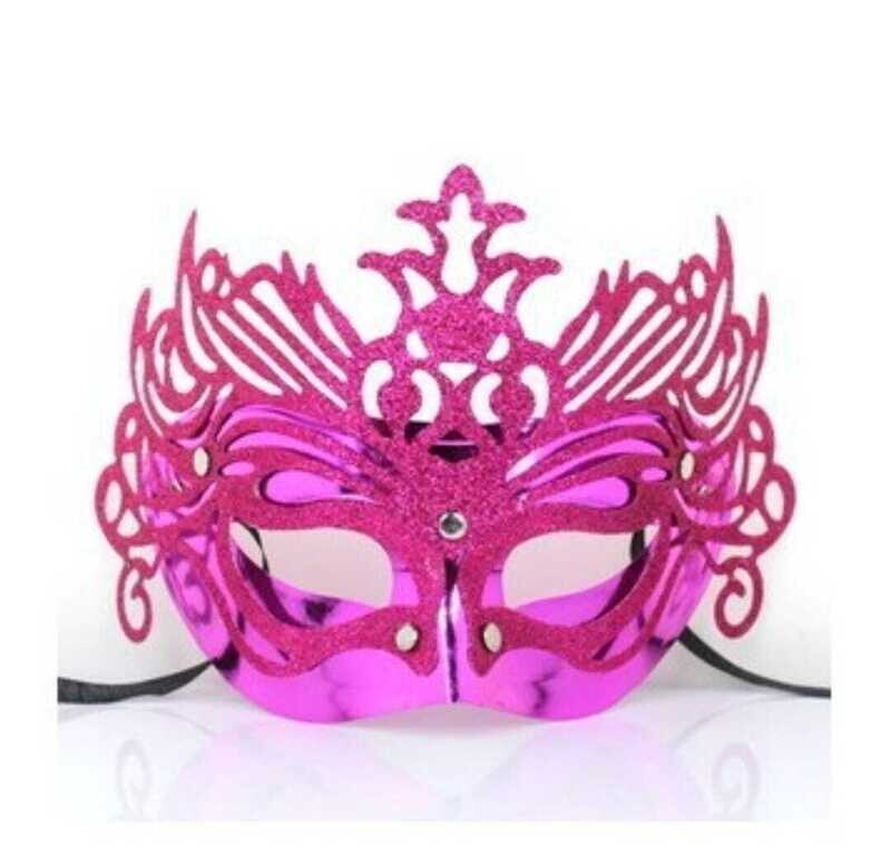 Party Mask Venetian Pink /1Pc