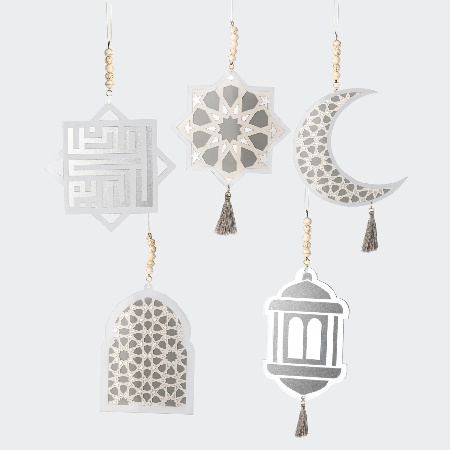 Al Salam Set Of 5 Mini Designs Hanging Decorations