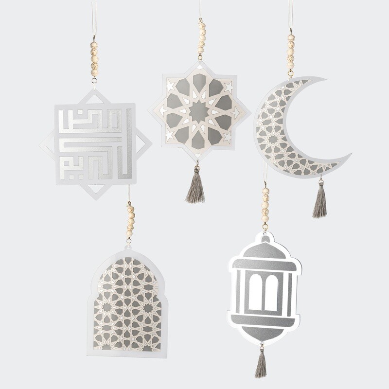 Al Salam Set Of 5 Mini Designs Hanging Decorations