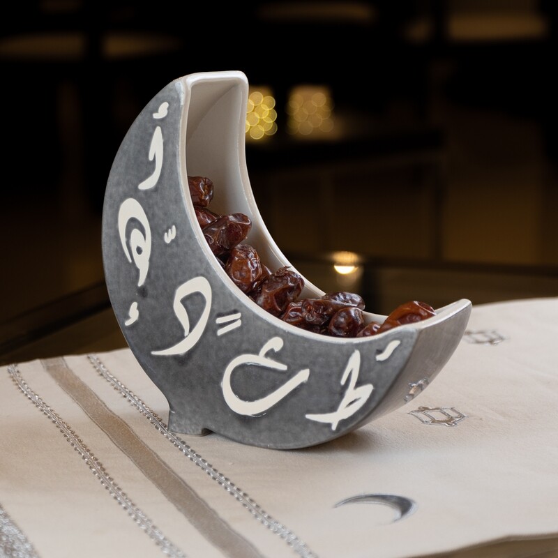 Al Salam Diwani Calligraphy Crescent Stand