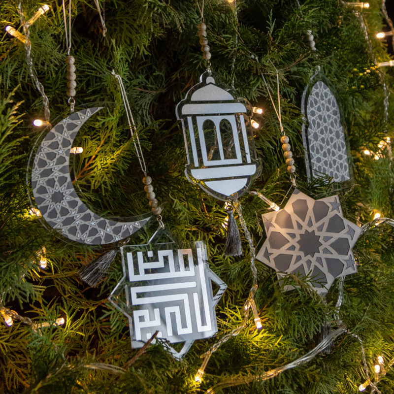 Al Salam Set Of 5 Mini Designs Hanging Decorations