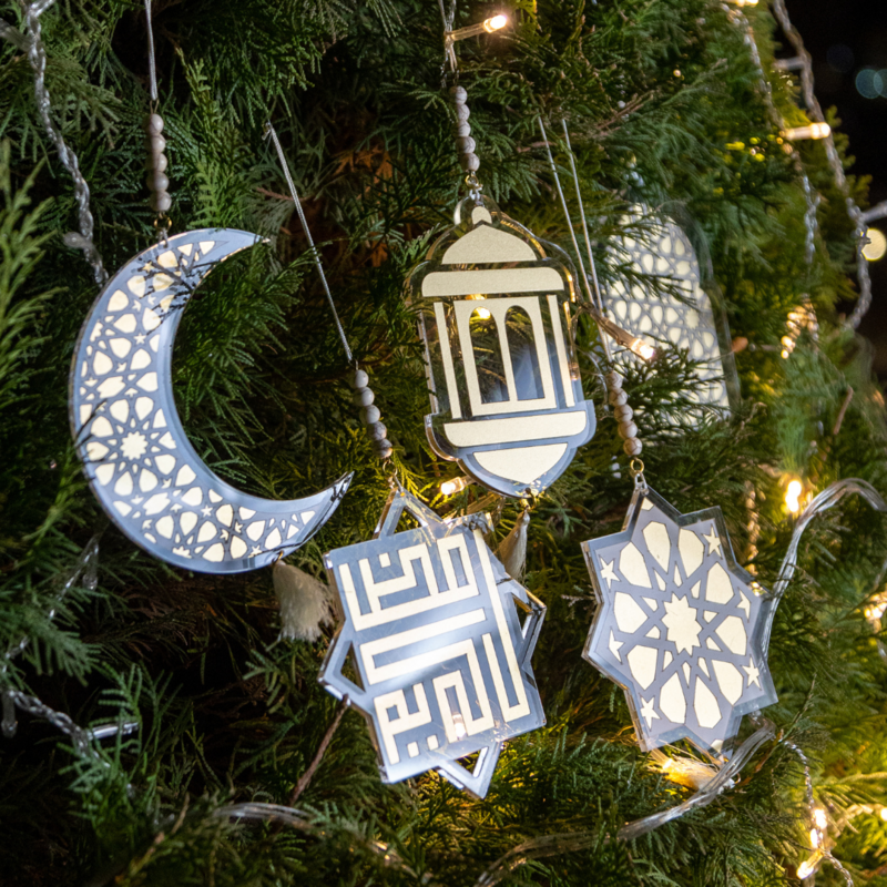 Al Noor Set Of 5 Mini Designs Hanging Decorations