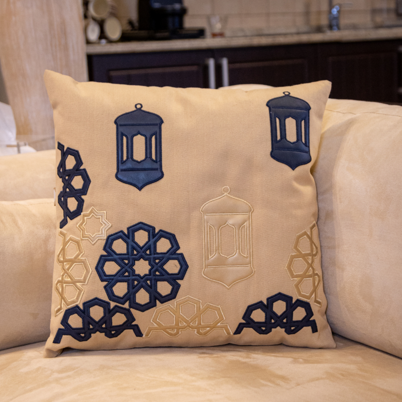 Al Basma Arabesque Cushion Cover