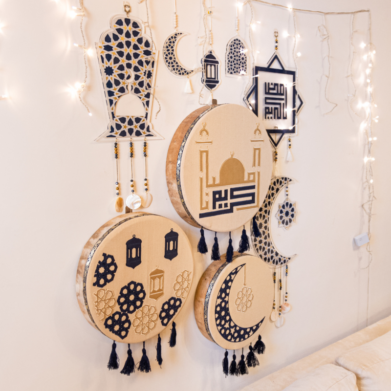 Al Basma Set Of 3 Designs Hanging Dufouf