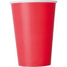 Paper Cups Red /10Pcs