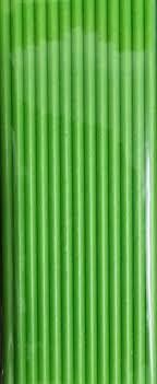 Lime Green Paper Straws /25Pcs