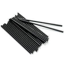 Black Paper Straws /25Pcs