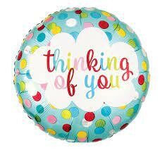 Thinking of You Dots Foil Balloon