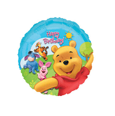 Pooh &amp; Friends Sunny Birthday Foil Balloon