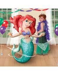 Ariel Little Memaid AirWalker Foil Balloon