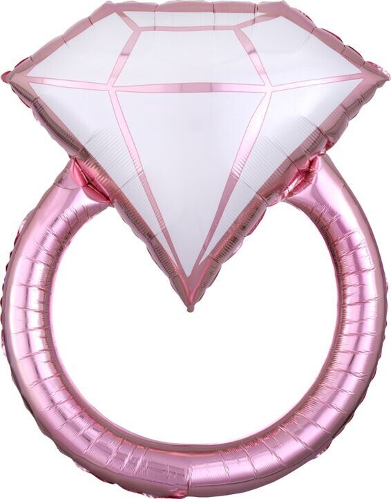 Supershape Blush Ring Foil Balloon