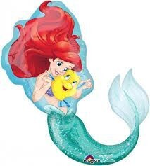 Supershape Ariel Mermaid Foil Balloon