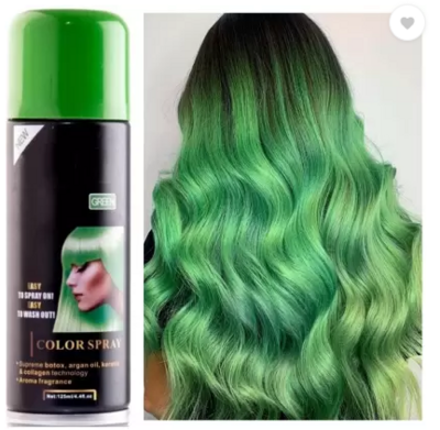 Green Hair Spray