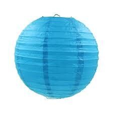 Lantern Round  Blue /1Pc