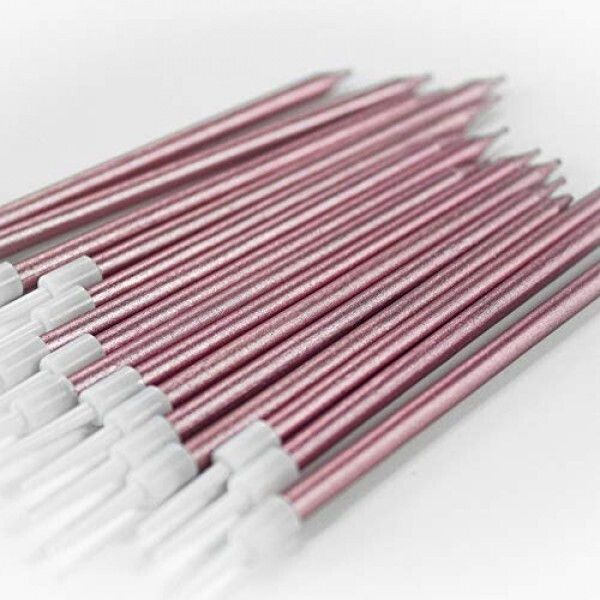 Long Candles Pink/10 Pcs