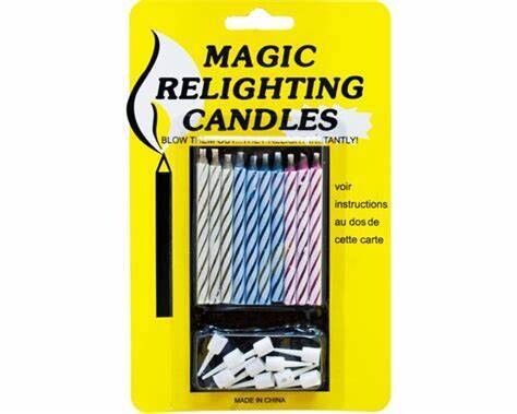 Magic Relighting Candles/10 Pcs