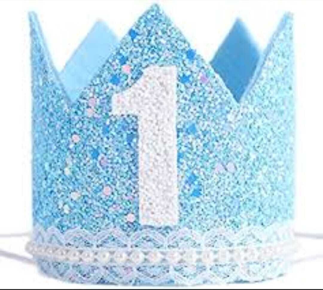 Blue Baby Crown No. 1 /1Pc