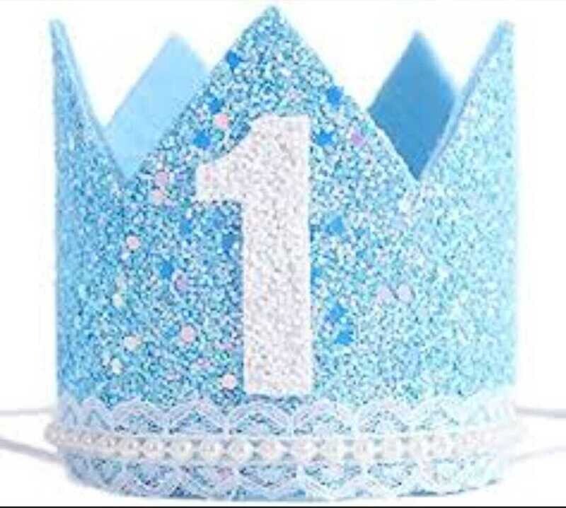 Blue Baby Crown No. 1 /1Pc