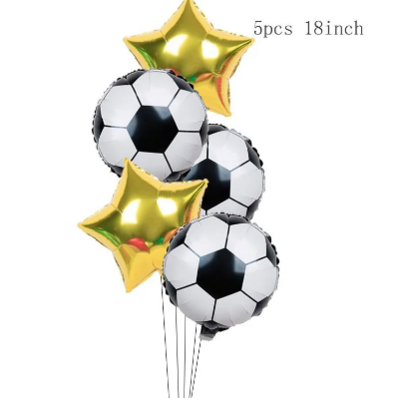 Soccer Foil Balloon Bouquet