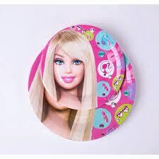 Barbie Paper Plates /10Pcs
