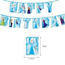 Frozen Happy Birthday Banner