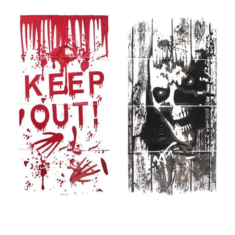 Halloween Wall Stickers Poster , Black /1Pc