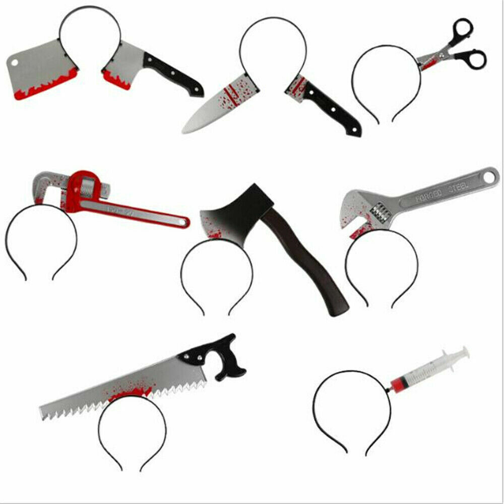 Assorted Fake Weapon Halloween Headband Props /1Pc
