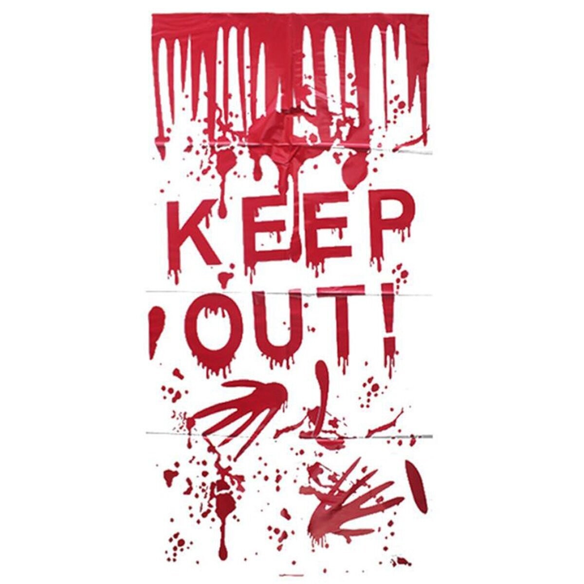 Halloween Wall Stickers Poster , Red/1Pc