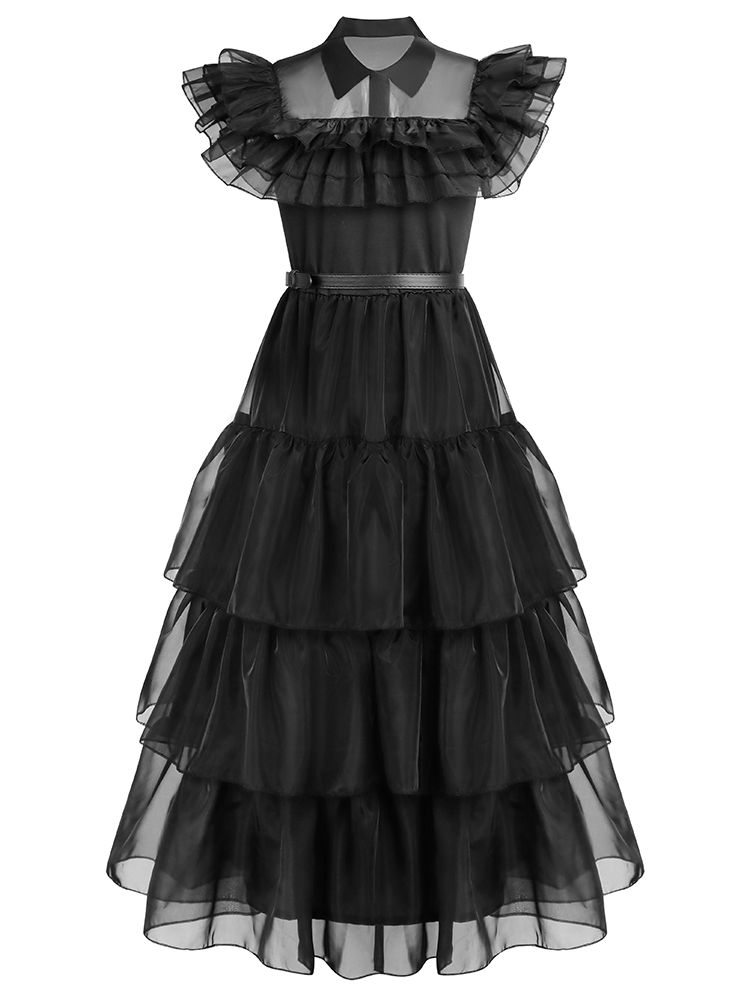 Wednesday Addams Girls Halloween Costume