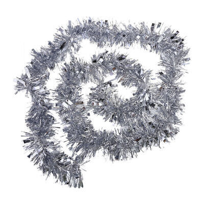 Silver Tinsel Garland