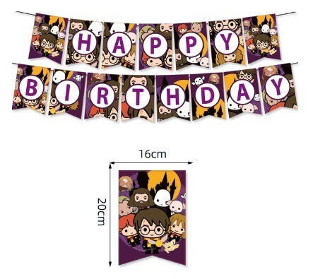 Harry Potter Happy Birthday Banner
