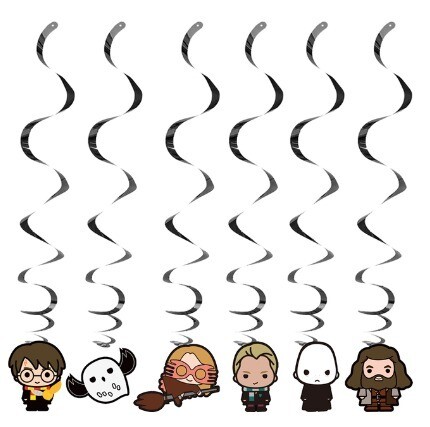Harry Potter Hanging Swirls /6Pcs