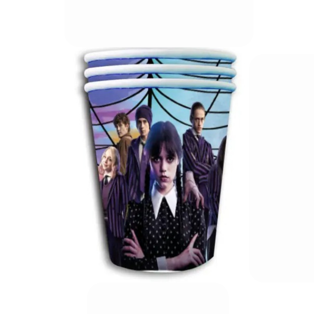 Wednesday Addams Cups /10Pcs