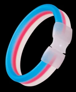 Triple Wide Glow Bracelet /1Pc