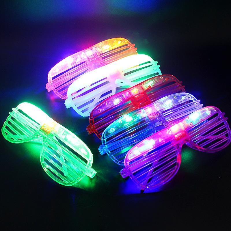 Glow in the Dark Luminous Neon LED Glasses /1Pc