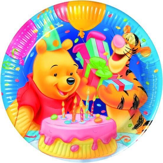 Paper Plates Winnie Sweet /10Pcs Paper Plates Winnie Sweet /10Pcs