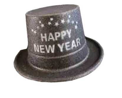 New Year’s Hat Black /1 pc