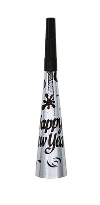 New Year’s Party Silver Horns 6/pack