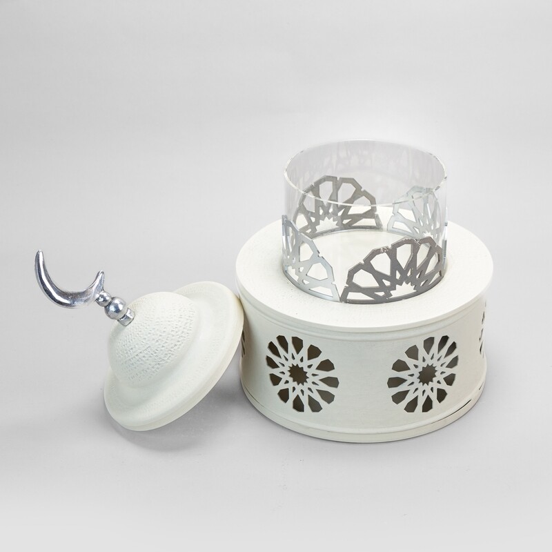 AL Karama Arabesque Painted 2 Tiers Serving Acrylic Minaret