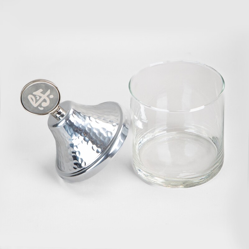 Al Karama Calligraphy Glass Container