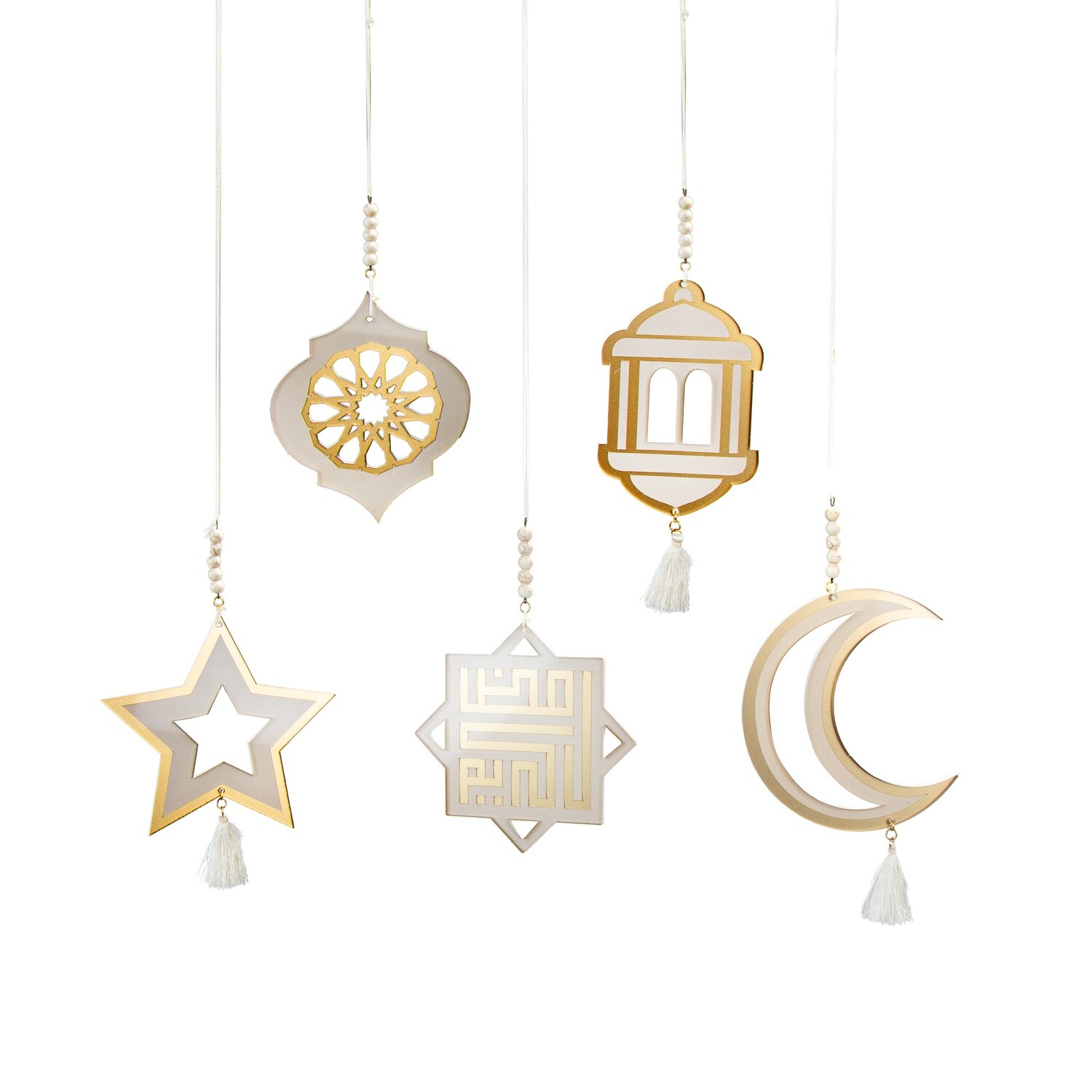 Al Nasr Set Of 5 Mini Designs Hanging Decorations